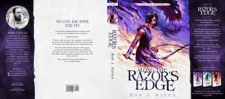 Along the Razor’s Edge by Rob J Hayes (The War Eternal: Book 1)