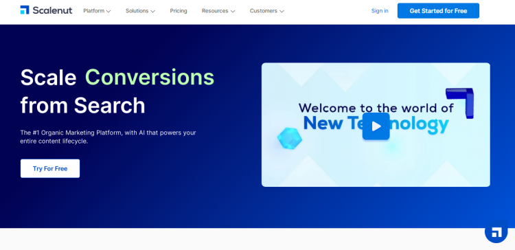 Scalenut AI Writer For Long-form Blogs & Articles
